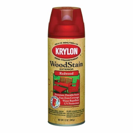 KRYLON Stain Wood Oil Ex Redwood 12Oz K03604000